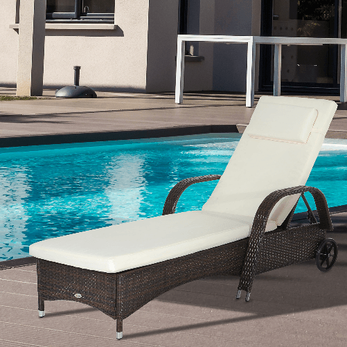 Outsunny-Lettino-Prendisole-da-Giardino-Sedia-a-Sdraio-con-Ruote-per-Spiaggia-in-Rattan-Altezza-Regolabile