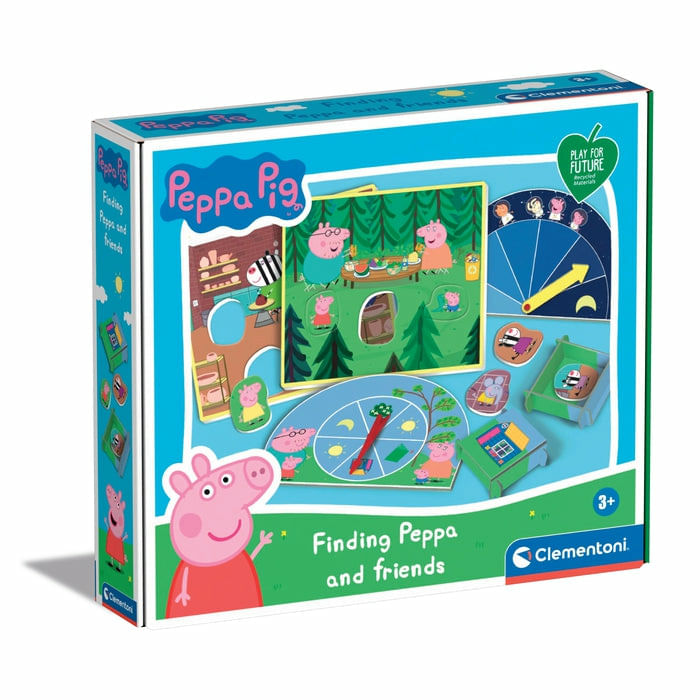 Clementoni-Peppa-Pig-Finding-Peppa-and-Friends-Gioco-da-tavolo-Viaggio-avventura