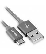 VULTECH-CAVO-MICRO-USB-TO-USB-1-MT-IN-NYLON-GRIGO-SM-N31G