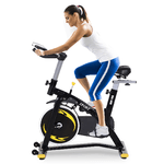 HOMCOM-Cyclette-Professionale-con-Schermo-LCD-Volano-10kg-e-Resistenza-Magnetica-Regolabile-Nera-e-Gialla