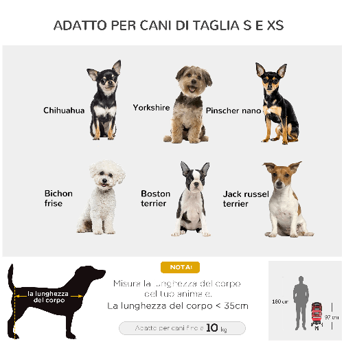 PawHut-Passeggino-per-Cani-Pieghevole-Carrello-per-Animali-Domestici-Carrello-Carrozzina-Rosso-75-x-45-x-97cm