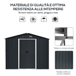 Outsunny-Casetta-da-Giardino-Porta-Utensili-in-Lamiera-di-Acciaio-Capanno-da-Giardino-in-Acciaio-con-Porte-Scorrevoli-236x174x190cm-Grigio