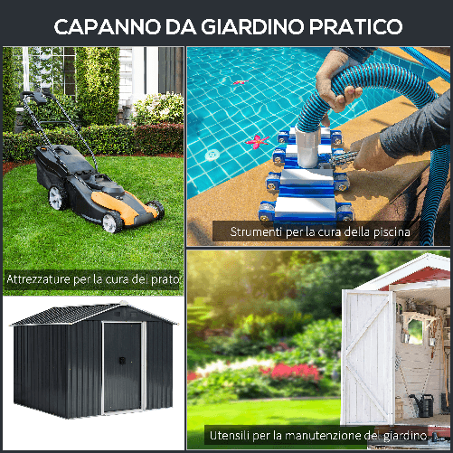 Outsunny-Casetta-da-Giardino-Porta-Utensili-in-Lamiera-di-Acciaio-Capanno-da-Giardino-in-Acciaio-con-Porte-Scorrevoli-236x174x190cm-Grigio