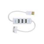 ADJ HUB USB 3 PORTE CON ATTACCO USB E PER IPHONE/IPOD/IPAD HB202W