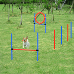 PawHut-Set-Agility-Dog-per-Addestramento-Cani-Ostacoli-da-Saltare-e-Slalom-Sacca-di-Trasporto