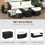 Outsunny-Salotto-da-Giardino-con-2-Poltrone-e-2-Poggiapiedi-in-Rattan-PE-Tavolino-in-Vetro-Nero