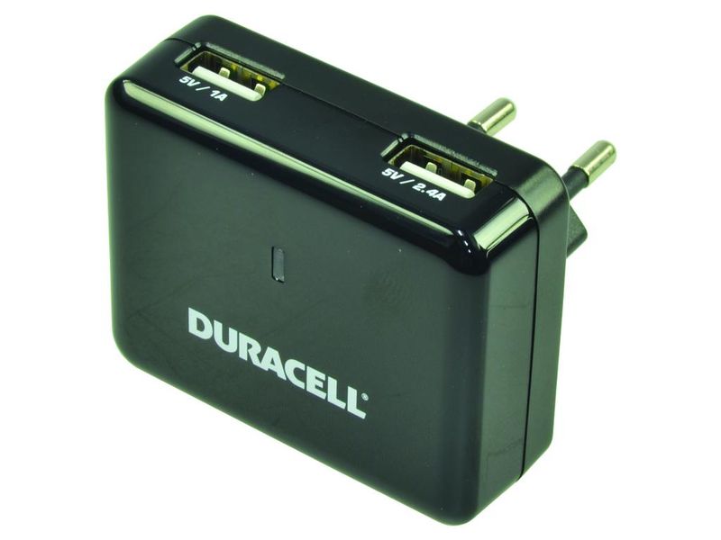 DURACELL-WORLDWIDE-USB-CHARGER-DOPPIO-CARICATORE-UNIVERSALE-DI-RETE-DR6001A-UK