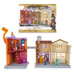 Spin Master Wizarding World Harry Potter, Magical Minis set di gioco Diagon Alley 3-in-1 con luci e suoni