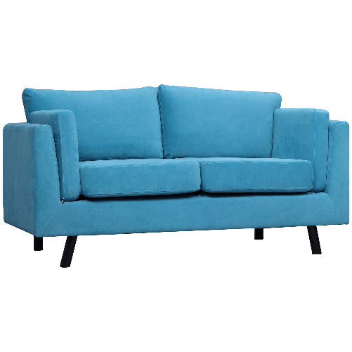 HOMCOM-Divano-2-Posti-Moderno-con-Braccioli-Imbottiti-in-Tessuto-Effetto-Velluto-e-Gambe-in-Legno-170x90x85-cm-Blu