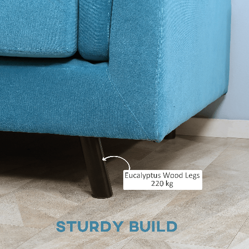 HOMCOM-Divano-2-Posti-Moderno-con-Braccioli-Imbottiti-in-Tessuto-Effetto-Velluto-e-Gambe-in-Legno-170x90x85-cm-Blu