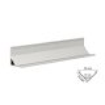 3 Metri Profilo Canalina Barra Alluminio Led Angolare Slim Corner Curva 45 Gradi Per Strip Led Fino a 10mm