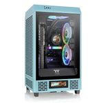 Thermaltake Custodia Thermaltake The Tower 200 Mini-Tower Mini-ITX con finestra di visualizzazione turchese