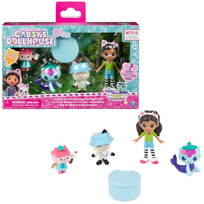 Gabby-s-Dollhouse-DreamWorks--Confezione-regalo-campeggio-con-personaggi-Gabby-Pandy-Panda-Baby-Scatola-e-Siregatta-gioc