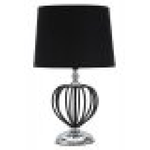 Lampada da Tavolo Circolare cm Ø 22,5X65 - DARKY SILVER