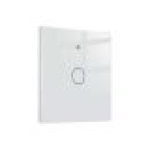 Interruttore Wifi Da Parete 86X86 Pannello Touch 1 Tasto Colore Bianco WiFi + RF 433 Compatibile con Amazon Alexa e Google Home