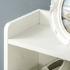 HOMCOM-Mobile-Dispensa-in-MDF-con-2-Cassetti-e-Ripiani-Aperti-per-Soggiorno-Ingresso-e-Cucina-73x35x110-cm-Bianco