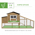 PawHut-Pollaio-per-Galline-Ovaiole-da-Esterno-con-Zona-di-Corsa-Zona-di-Nidificazione-e-Vassoio-Estraibile-da-Giardino-in-Legno-200x80x105-cm