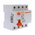 RCCB Interruttore Differenziale Puro Tipo AC 3P+N 4M 10000A 30mA 63A AC 400V IP20 IEC61008-1