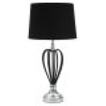 Lampada da Tavolo Argento Piccola cm Ø 28X44,5 - DARKY SILVER