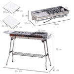 Outsunny-Barbecue--a-Carbonella-Pieghevole-Portatile-in-Acciaio-104x33x70cm