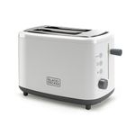 Black & Decker BlackDecker BXTO820E - Tostapane 820W. 2 ampie fessure per toast bianche