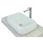 Lavabo da appoggio con troppo pieno 56x43,5x13,5 cm Mues Gary