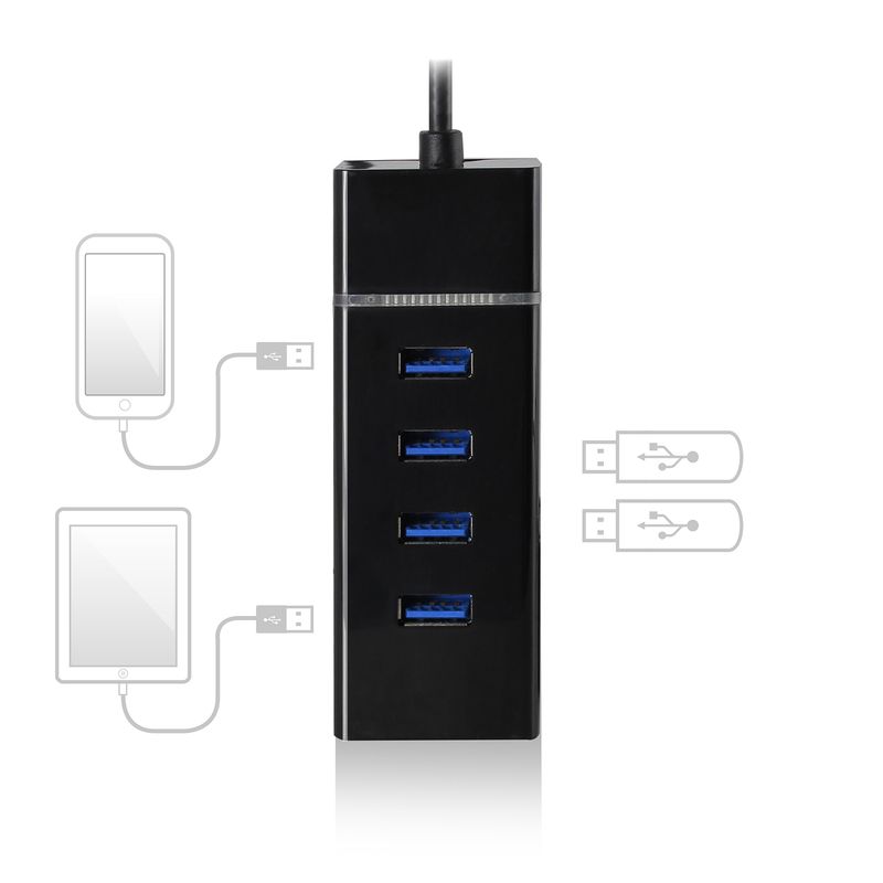 EWENT-HUB-USB-4-PORTE-3.1-USB-C-EW1137