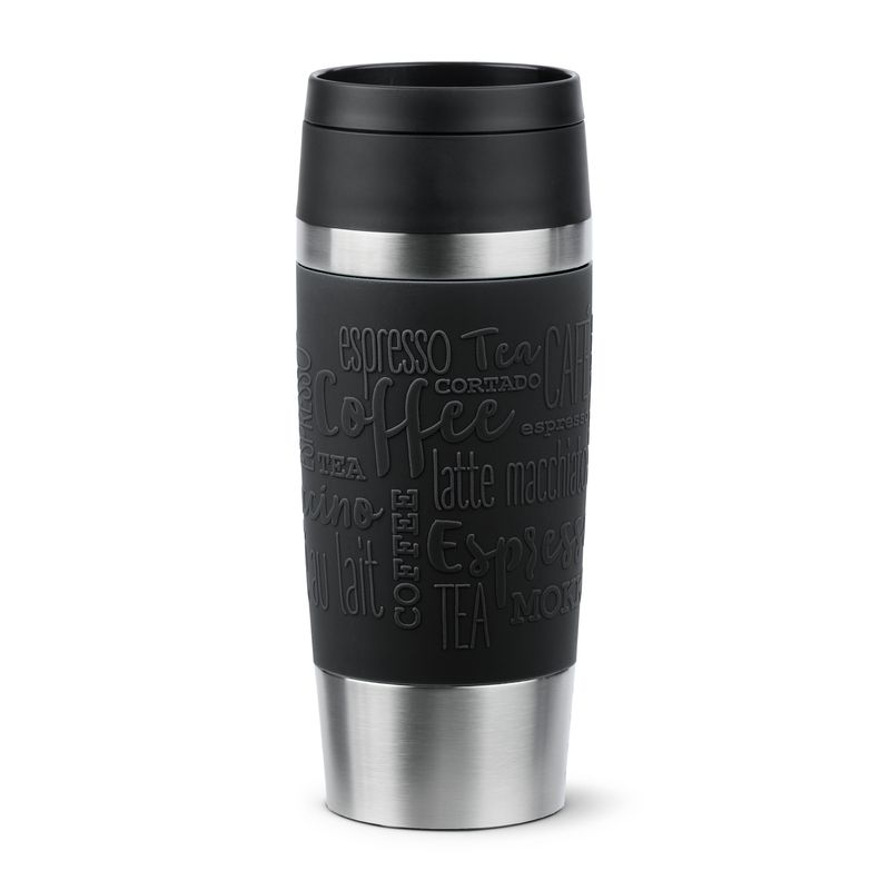 EMSA-Travel-Mug-Classic-N2020200-tazza-da-viaggio-360-ml-Nero-Acciaio-inox-Acciaio-inox