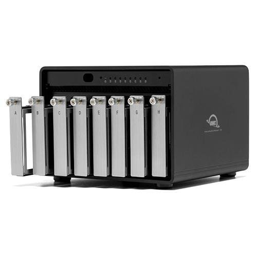 OWC-Thunderbay-8---Box-esterno-8x-HDD-SATA-35----2x-Thunderbolt-3