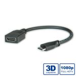 ROLINE-11.04.5586-cavo-HDMI-015-m-HDMI-tipo-A-Standard-HDMI-Type-C-Mini-Nero--Hdmi-High-Speed-Cable-With---Ethernet-Hdmi