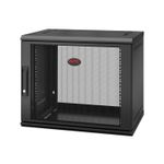 APC-NetShelter-WX-9U-Single-Hinged-Wall-mount-Enclosure-400mm-Deep.-Da-parete-Nero