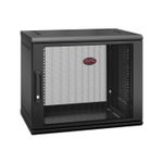 APC-NetShelter-WX-9U-Single-Hinged-Wall-mount-Enclosure-400mm-Deep.-Da-parete-Nero