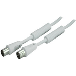 Shiverpeaks 5.0m IEC 169-2 - IEC 169-2 cavo coassiale 5 m Bianco