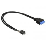 Delock Passende Adapter von Delock Art. 41761 41762 41764  Anschlsse USB 3.0 Pin Header 19 Pin Buchse  USB 2