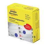 Avery Zweckform Avery 3857 etichetta autoadesiva Rotondo Permanente Blu 250 pz