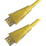 M-Cab 7000996 cavo HDMI 2 m HDMI tipo A Standard Giallo (HDMI CABLE 4K30HZ 2M YELLOW - W/ETHERNET 1.4)