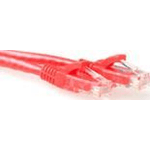 ACT Cat6A UTP 0.5m cavo di rete Rosso 0,5 m