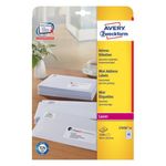 Avery Zweckform Avery L7636-25 etichetta autoadesiva Rettangolo con angoli arrotondati Permanente Bianco 1200 pz