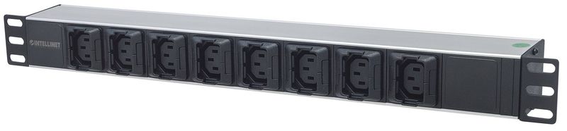 Intellinet-163651-unita-di-distribuzione-dell-energia--PDU--8-presa-e--AC-1U-Nero-Argento