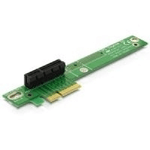 DeLOCK Scheda riser PCI Express x4 Angolata 90 Inserimento sinistro Udvidelseskort