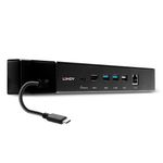 Lindy 43319 replicatore di porte e docking station per laptop Cablato USB 3.2 Gen 1 (3.1 Gen 1) Type-C Nero