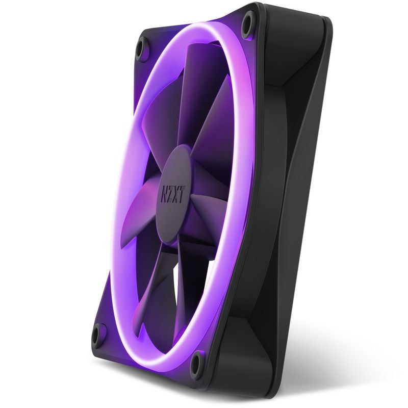 NZXT-F120-RGB-Case-per-computer-Ventilatore-12-cm-Nero-1-pz--NZXT-F120-RGB-120mm-Single-Black-