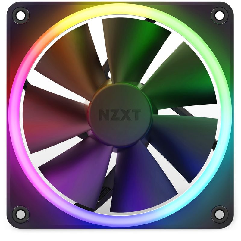 NZXT-F120-RGB-Case-per-computer-Ventilatore-12-cm-Nero-1-pz--NZXT-F120-RGB-120mm-Single-Black-