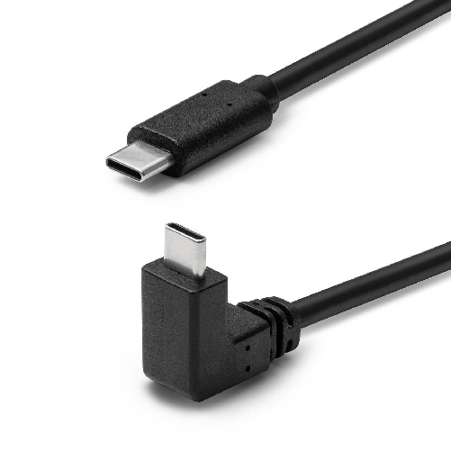 Microconnect-USB3.1CC1A-cavo-USB-1-m-USB-3.2-Gen-2-3.1-Gen-2-USB-C-Nero--USB-C-cable-1m-3.2-Gen2-one---end-Angled--60W-1