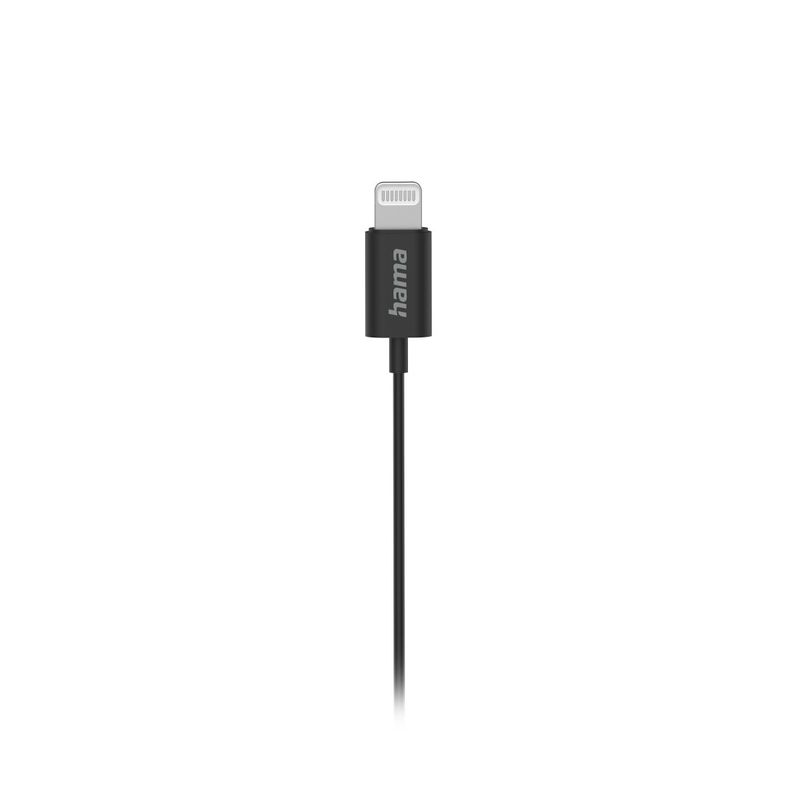 Hama-Glow-Auricolare-Cablato-In-ear-Musica-e-Chiamate-Nero--Hama-Glow-Apple-Lightning-Earset-with-Microphone-Answer-Butt