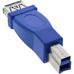 InLine Adattatore USB 3.0 A femmina / B maschio