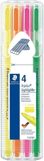 STAEDTLELER-TRIPLUS-TEXTSURFER-362-Confezione-da-4-pennarelli-fluorescenti---corsa-1---4-mm-ca.