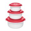 Emsa-Micro-Family-Microonde-Set-Iniziale-Rosso-3-Pezzi
