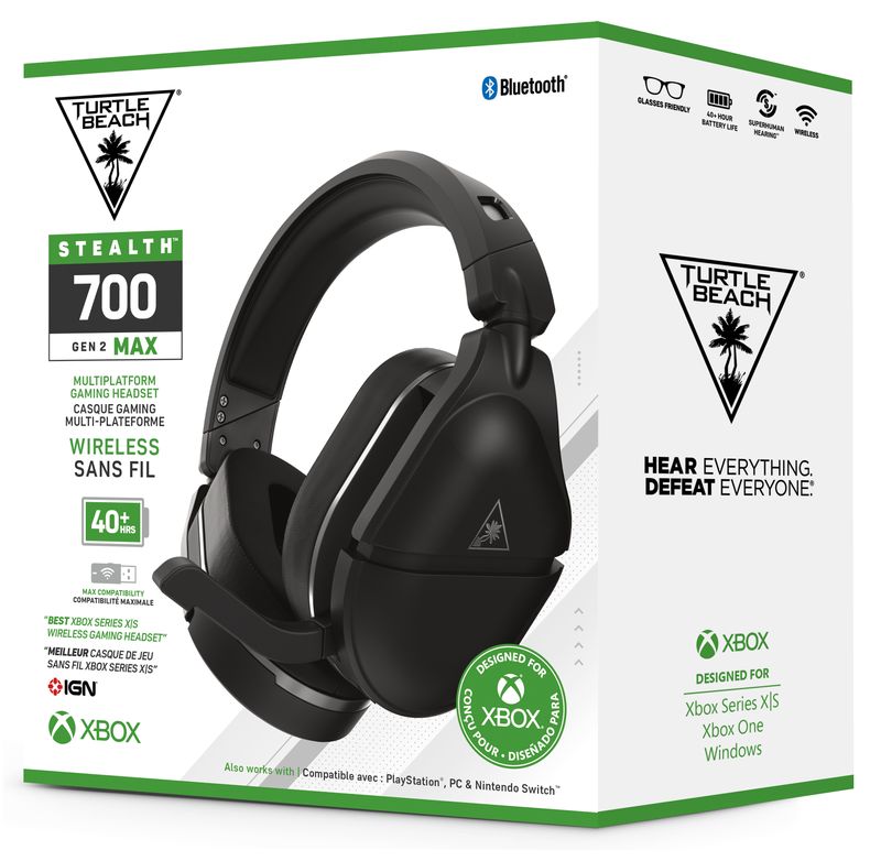 Turtle-Beach-Cuffie-Stealth-700-Gen-2-MAX-per-Xbox-Series-X-S-and-Xbox-One-–-Nere
