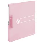 Herlitz Raccoglitore ad anelli Herlitz a 2 anelli DIN A4 38 cm rosa-trasparente